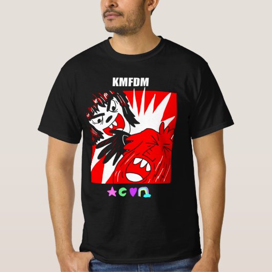 Kmfdm muziekband t-shirt (Voorkant)