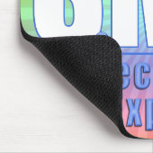 KMO-ONDERWERP DESKUNDIGENWITTE/BLAUW-LOGO MUISMAT (Hoek)