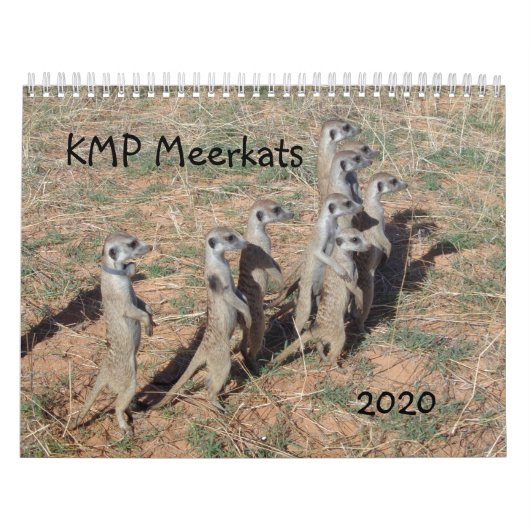 KMP Meerkats - 2020 Kalender (Hoes)