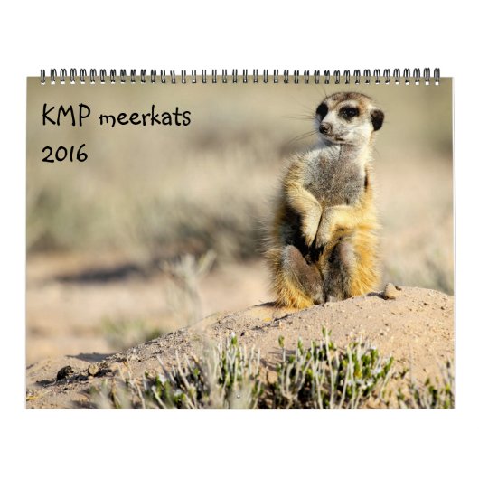 KMP Meerkats - Agenda 2016 Kalender (Hoes)