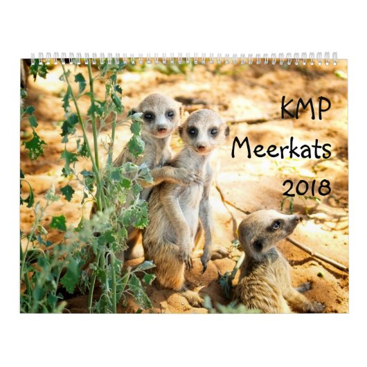 KMP Meerkats - Agenda 2018 Kalender (Hoes)