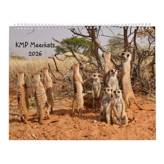 KMP Stokstaartjes 2026 Kalender (Hoes)