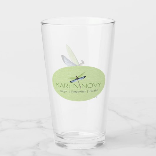 KN Dragonfly Pint Glass Glas (Achterkant)