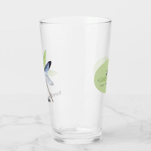 KN Dragonfly Pint Glass Glas (Links)