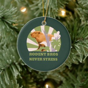 Knaagdier Broers Nooit Stress Capybara Keramisch Ornament