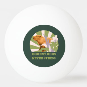 Knaagdier Broers Nooit Stress Capybara Pingpongbal