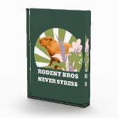 Knaagdier Broers Nooit Stress Grappige Capybara Fotoblokken (Rechts)