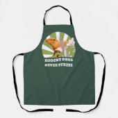 Knaagdier Broers Nooit Stress Grappige Capybara Schort (Voorkant)