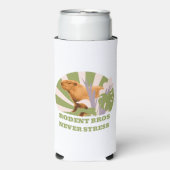 Knaagdier Bros nooit stress capibara Seltzer Blikjeskoeler (Seltzer Voorkant)