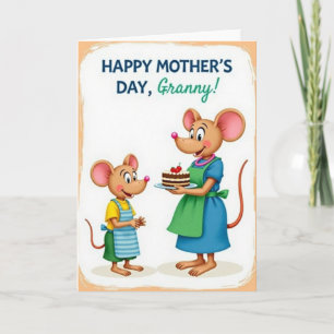 Knaagdier Moederdag behandelkaart Kaart