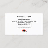 Knaagdierbestrijding rattenverdelger visitekaartje (Achterkant)