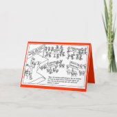 Knaagdieren Auditioning voor het spel van Kerstmis Feestdagen Kaart (Voorkant)