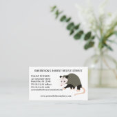 Knaagdierverwijdering Possum illustratie Visitekaartje (Staand voorkant)