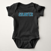 Knaager - Voor de Tandjes Baby Romper (Voorkant)