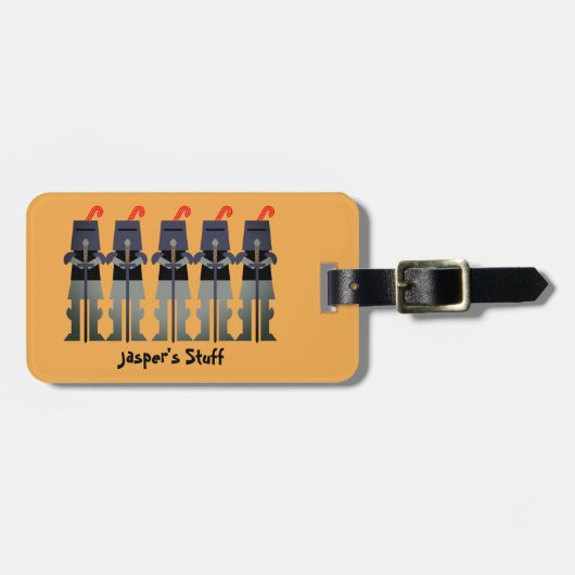 Knachten Bagagelabel (Voorkant horizontaal)