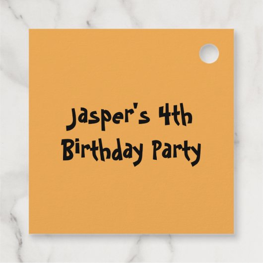 Knachten Bedankjes Labels (Achterkant)