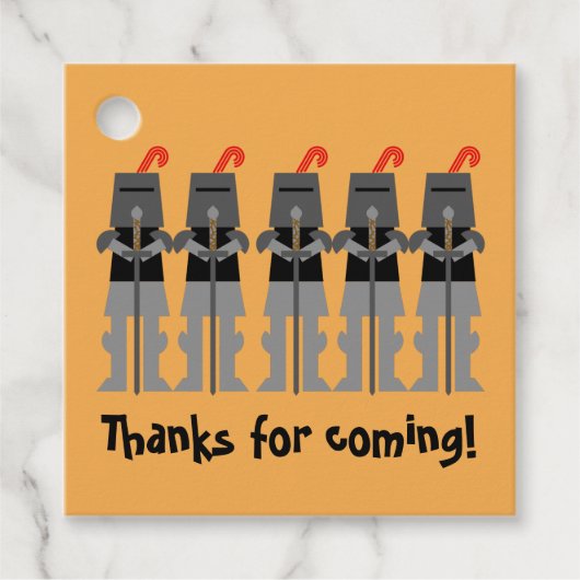 Knachten Bedankjes Labels (Voorkant)