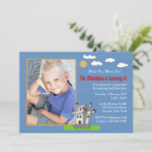 Knachten Castle Birthday Party Invitation Kaart (Staand voorkant)