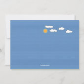 Knachten Castle Birthday Party Invitation Kaart (Achterkant)