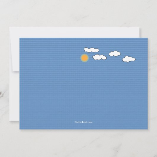 Knachten Castle Birthday Party Invitation Kaart (Achterkant)