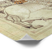 Knachten die mogelijk in het Hippodrome zweven Poster (Hoek)