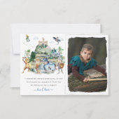 Knachten en Dragons | Koninklijke Medieval Birthda Bedankkaart (Voorkant)