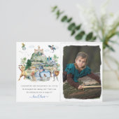 Knachten en Dragons | Koninklijke Medieval Birthda Bedankkaart (Staand voorkant)