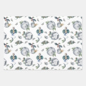 Knachten en Dragons | Koninklijke Medieval Birthda Inpakpapier Vel (Voorkant)