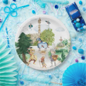 Knachten en Dragons | Koninklijke Medieval Birthda Papieren Bordje (Feest)