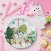 Knachten en Dragons | Koninklijke Medieval Birthda Papieren Bordje (Feest)