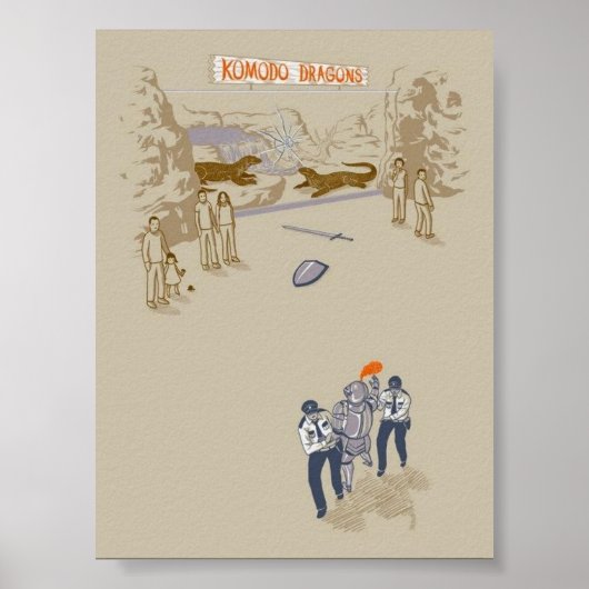 Knachten en Dragons Poster (Voorkant)