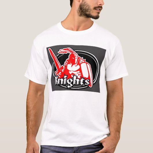 Knachten gemonteerd t-shirt (Voorkant)