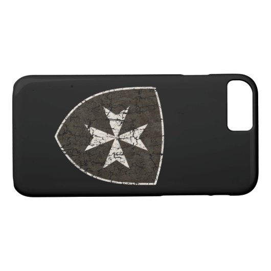 Knachten Hospitaller Cross, verstoord Case-Mate iPhone Case (Achterkant (Horizontaal))