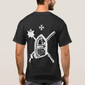 Knachten Hospitaller Mace, Sword en Helm Shirt (Achterkant)