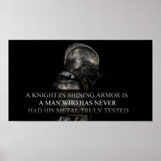 Knachten in Armor Poster