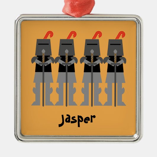 Knachten Metalen Ornament (Voorkant)