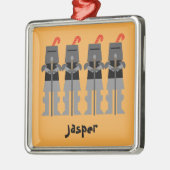 Knachten Metalen Ornament (Links)