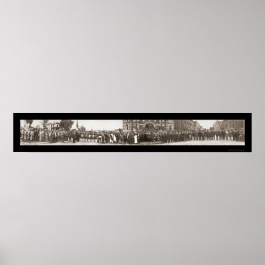 Knachten Pythias Group Foto 1916 Poster (Voorkant)