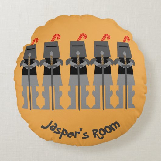 Knachten Rond Kussen (Voorkant)