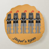 Knachten Rond Kussen (Achterkant)