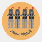 Knachten Ronde Sticker (Voorkant)