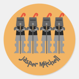 Knachten Ronde Sticker