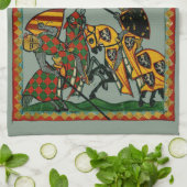 Knachten spelen, meisjes kijken theedoek (Gevouwen)