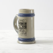 Knachten Stein Bierpul (Voorkant links)