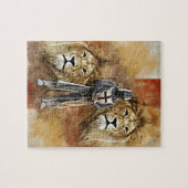 Knachten Templar 001 Legpuzzel (Horizontaal)
