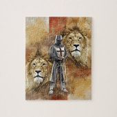 Knachten Templar 001 Legpuzzel (Verticaal)