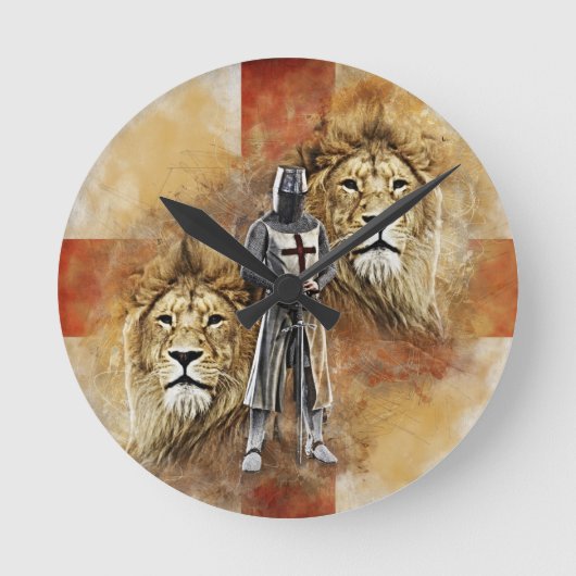 Knachten Templar 001 Ronde Klok (Voorkant)