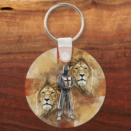 Knachten Templar 001 Sleutelhanger (Voorkant)