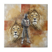 Knachten Templar 001 Tegeltje (Voorkant)