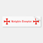 Knachten Templar Bumpersticker (Voorkant)